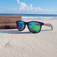 Lunette Bois - Wayfarer Acajou Bleu