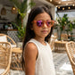Lunettes en bois Enfant - Summer Orange