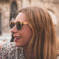 Lunettes en bois Ray Ban Clubmaster - Gris