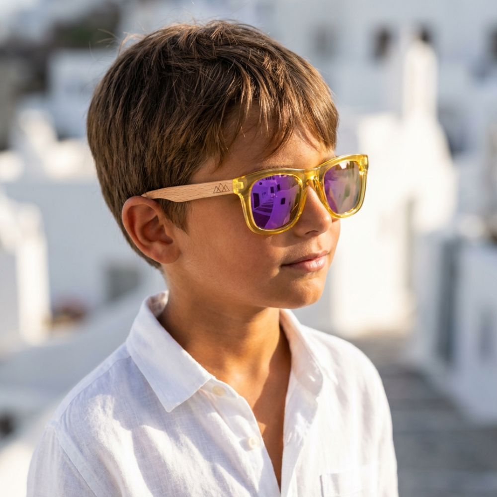 Lunettes en bois Enfant - Play Purple