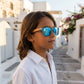 Lunettes en bois Enfant - Play Blue