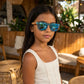 Lunettes en bois Enfant - Play Blue