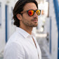 Lunette Bois - Wayfarer Acajou Orange