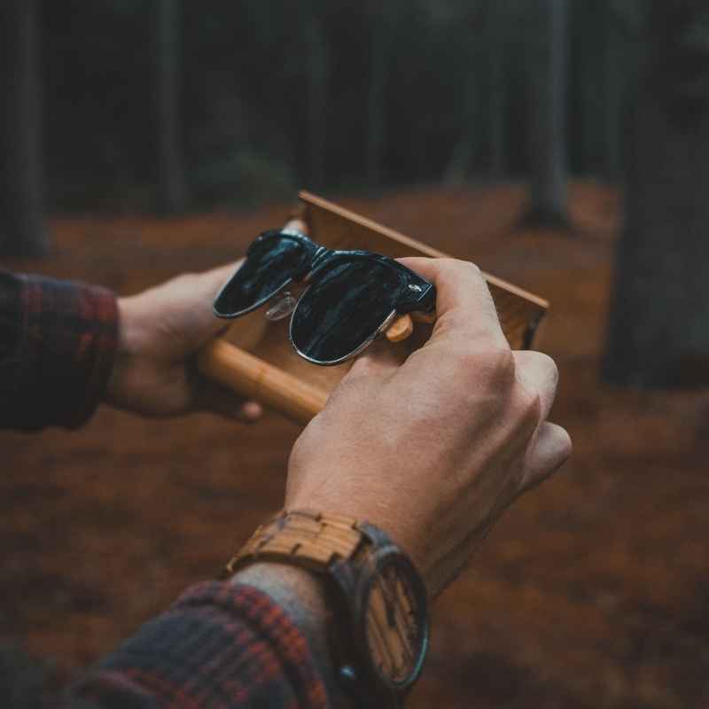 Lunette en Bois Homme - Clubmaster Ricky