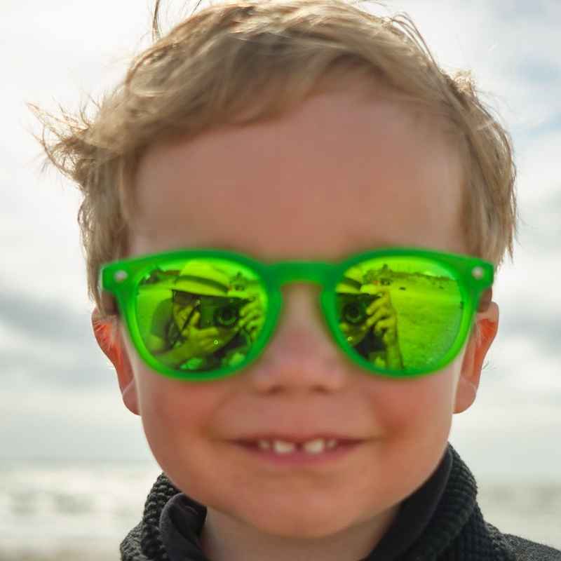 Lunettes en bois Enfant - Summer Green