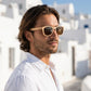 Lunettes en bois - Olivier Marron