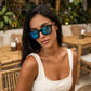 Lunette Bois - Wayfarer Acajou Bleu