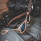 Lunettes en bois - Olivier Bleu
