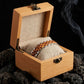 Ecrin en bois du bracelet homme Atlas Poli Olivier - coffret cadeau The Wood Stock