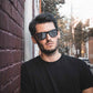 Lunettes de Soleil en Bois - Wayfarer Zebra Gris
