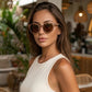 Lunette bois - Vintage Noyer Brun