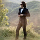 Lunettes de Soleil en Bois - Wayfarer Zebra Noir