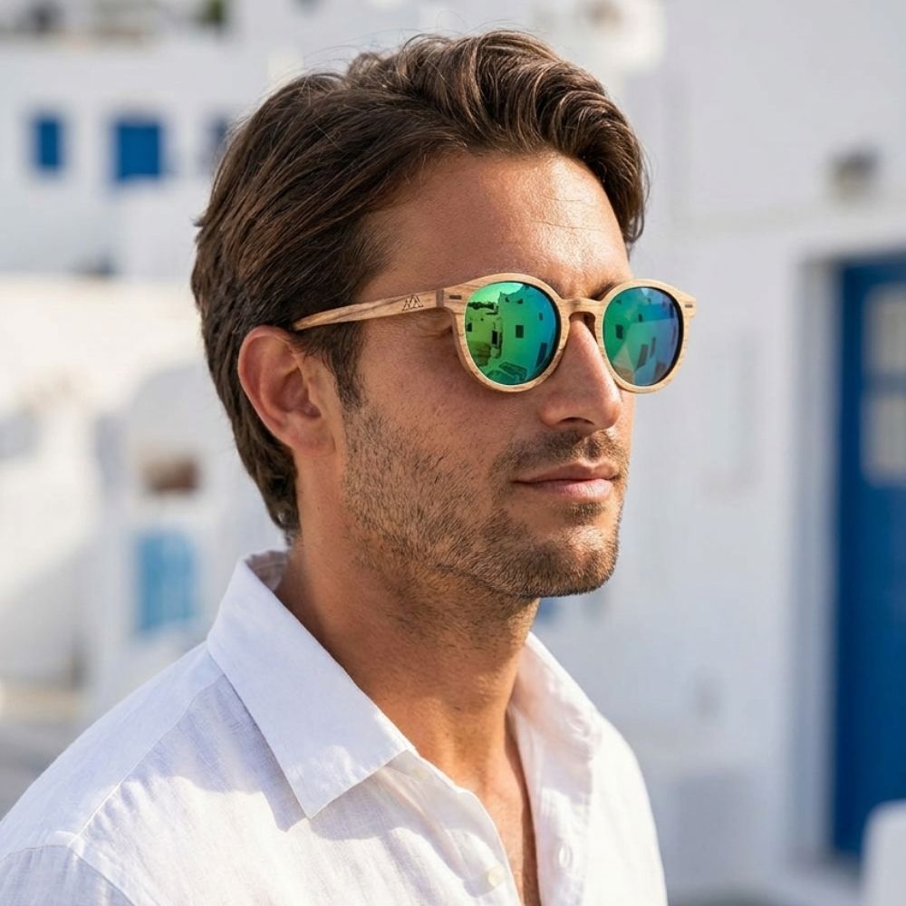 Lunette Soleil Homme Bois - Koa Vert