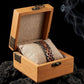 Ecrin en bois du bracelet homme Sequoia Noir Noyer - coffret cadeau The Wood Stock