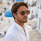 Lunette Soleil Homme Bois - Koa Brun