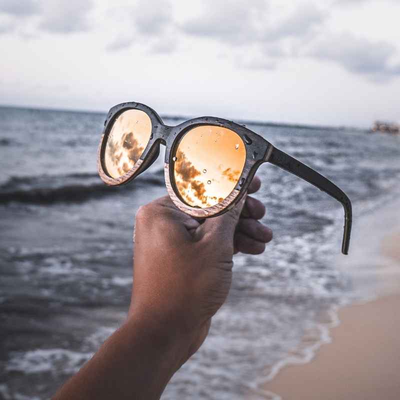 Lunettes en Bois Femme - Riviera Orange