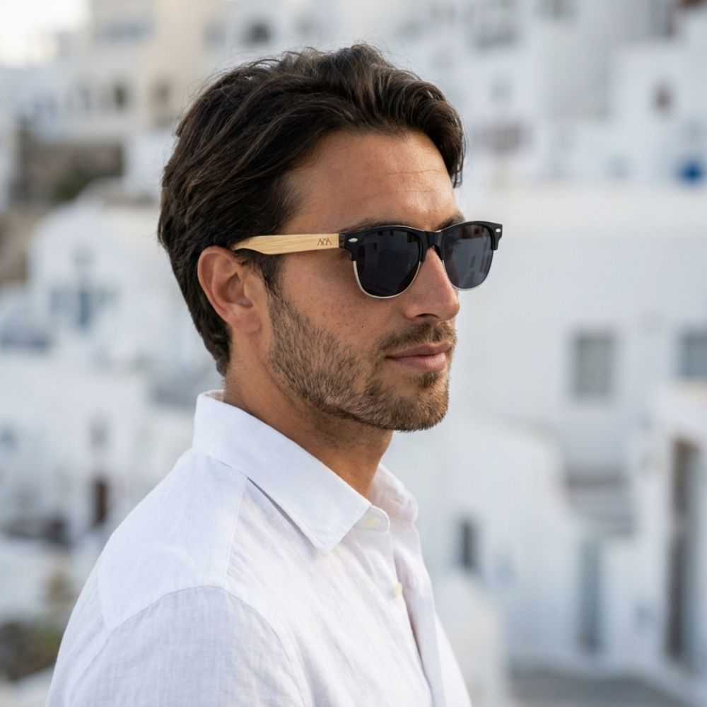 Lunette en Bois Homme - Clubmaster Ricky