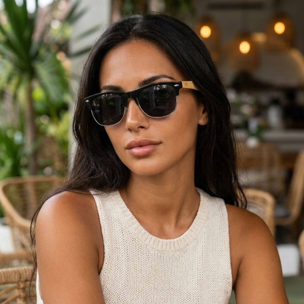 Lunette en Bois Homme - Clubmaster Ricky