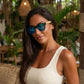 Lunette en Bois Homme - Clubmaster Ricky Blue
