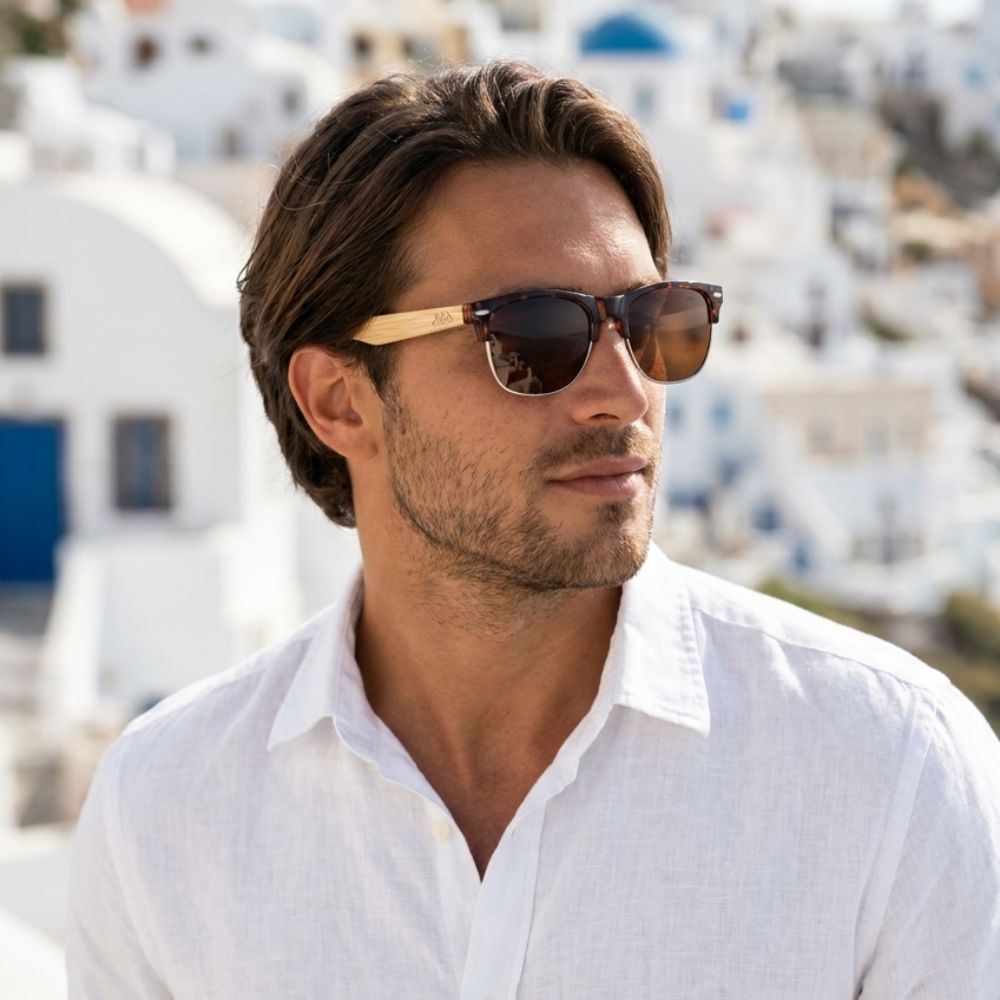 Lunette en Bois Homme - Clubmaster Ricky Brown
