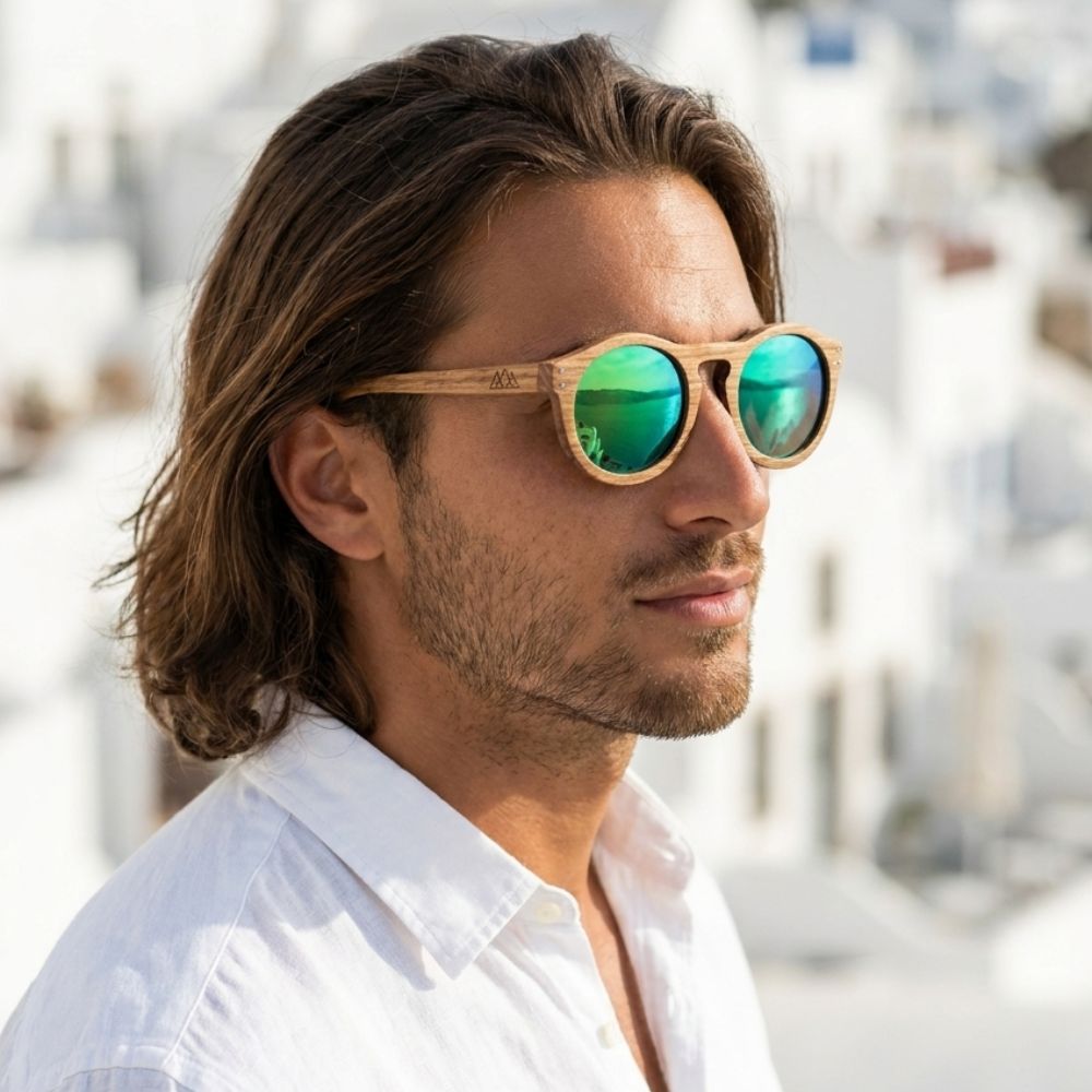 Lunette Bois Homme - Falcon Vert