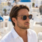 Lunette Bois Homme - Falcon Gris Sombre