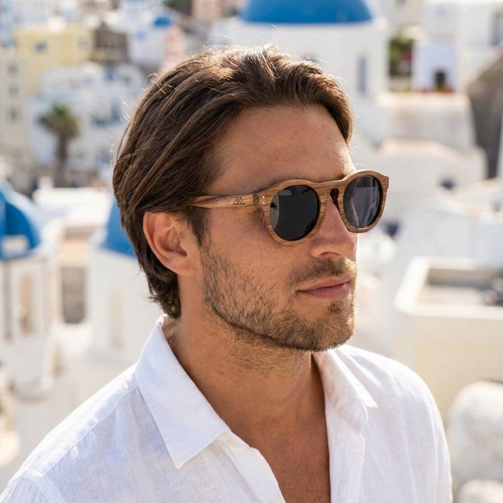 Lunette Bois Homme - Falcon Gris Sombre
