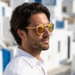 Lunette Bois Homme - Falcon Orange
