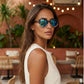 Lunettes en Bois Femme - Riviera Bleu