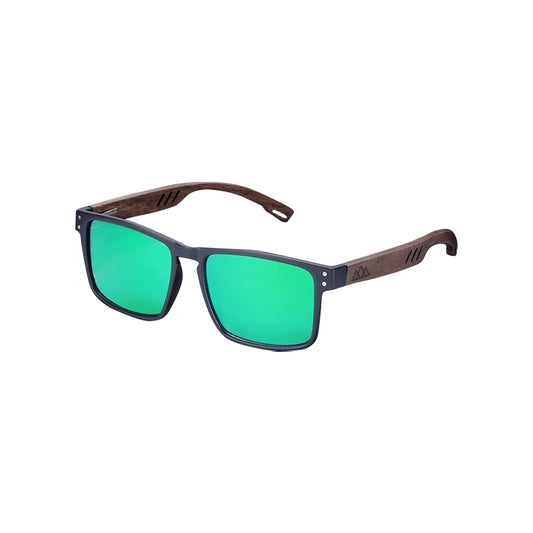 Lunettes de soleil en bois - Rezin Surf Vert