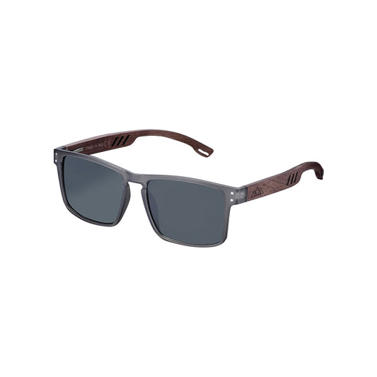 Lunettes de soleil en bois - Rezin Surf Gris Sombre