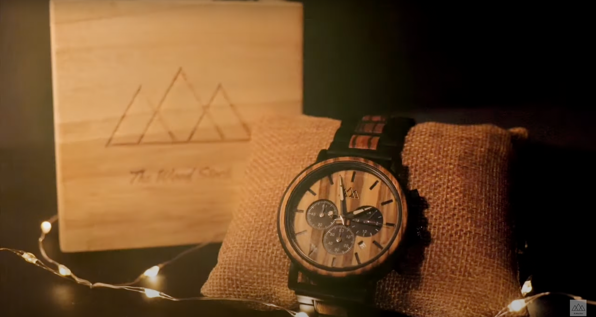 Charger la vidéo : Montre en bois homme