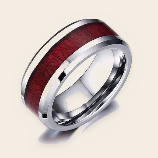 Bague en bois Acajou – The Wood Stock
