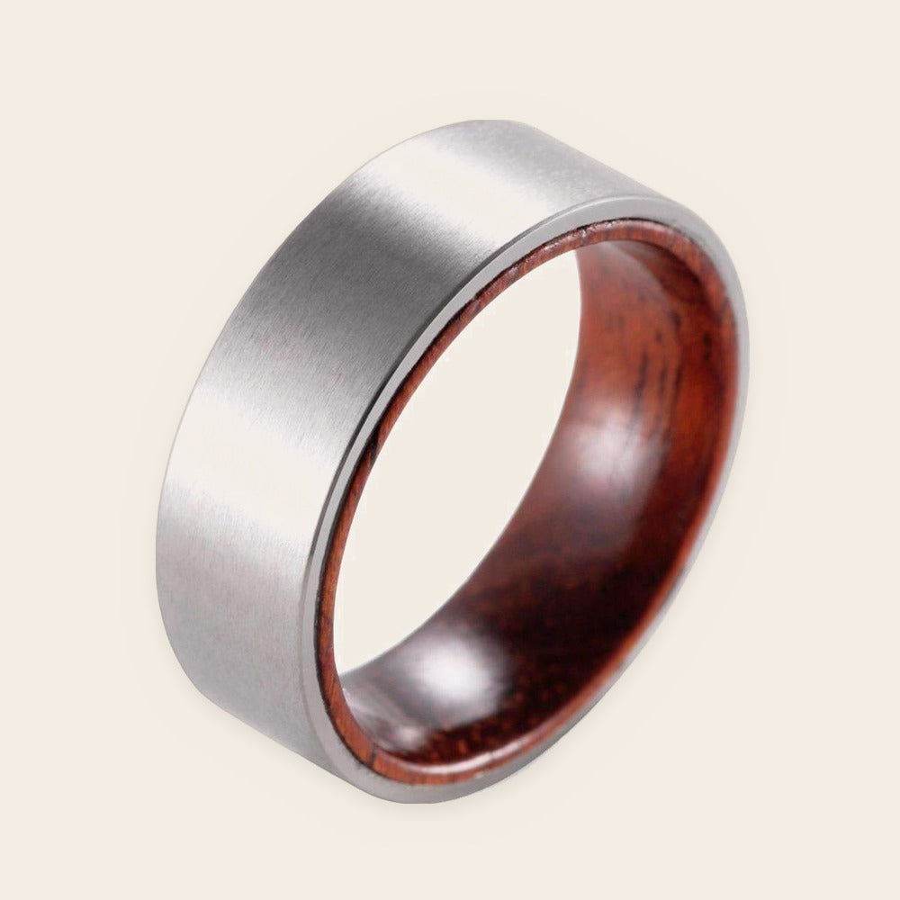 Bague en bois Poli – The Wood Stock