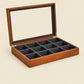 Boîte à Bijoux en Bois 12 Compartiments - Noria, ouverte