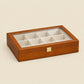 Boîte à Bijoux en Bois 12 Compartiments Beige - Noria, fermée