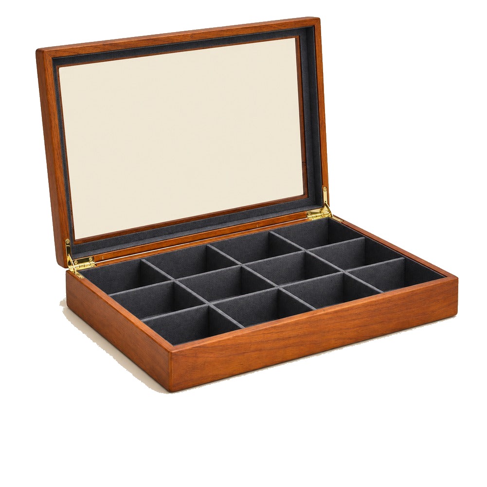 Boîte à Bijoux en Bois 12 Compartiments - Noria
