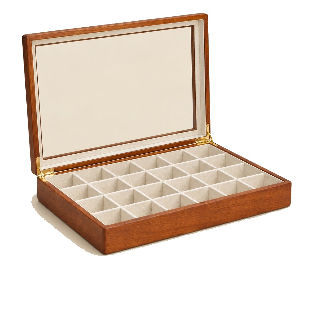 Boîte à Bijoux en Bois 24 Compartiments - Noria