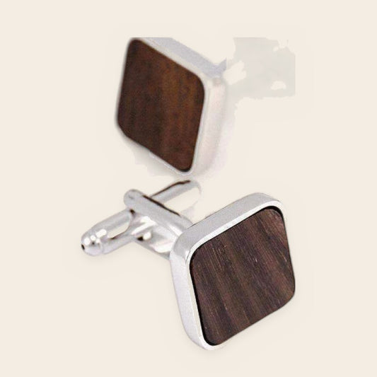 Boutons Manchettes Bois Carrés – The Wood Stock