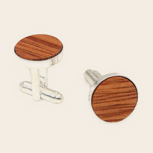 Boutons Manchettes Bois Ronds – The Wood Stock