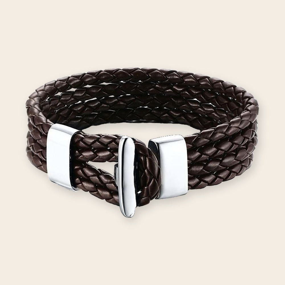 Bracelet aspect cuir Tressé – The Wood Stock