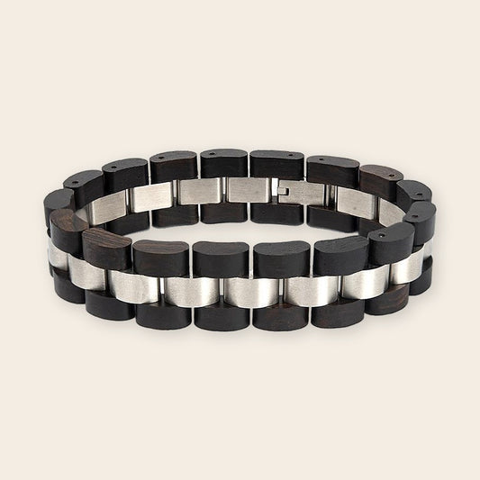 Bracelet en bois homme Black – The Wood Stock