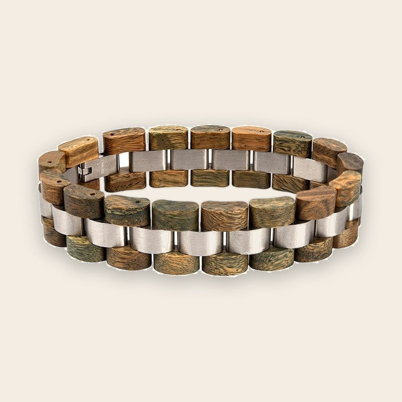 Bracelet en bois homme Nature – The Wood Stock