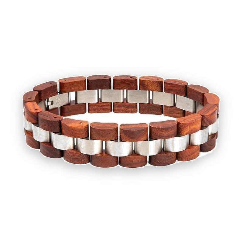 Bracelet en bois homme - Santal