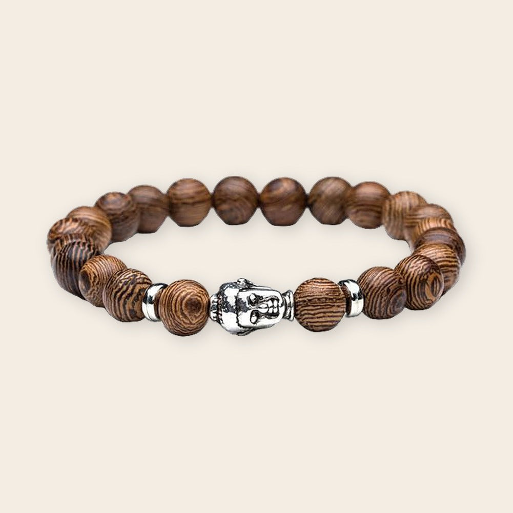 Bracelet bois minimal Bouddha – The Wood Stock