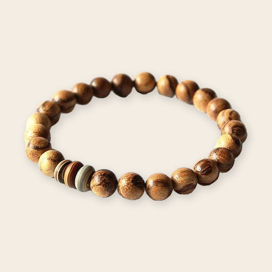 Bracelet bois minimal Tibétain – The Wood Stock