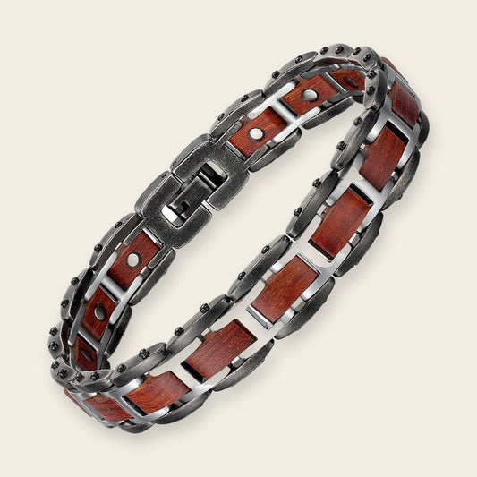Bracelet magnétique bois Griffed Acajou – The Wood Stock