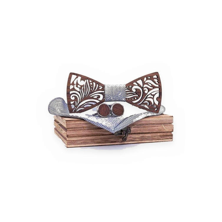 Cadeau Coffret Noeud Papillon Bois - Sweet