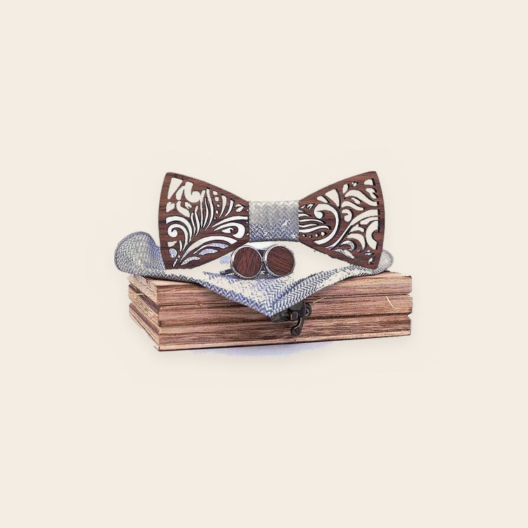Cadeau coffret noeud papillon bois Sweet – The Wood Stock