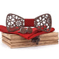 Coffret Noeud Papillon Bois - Fleur - The Wood Stock
